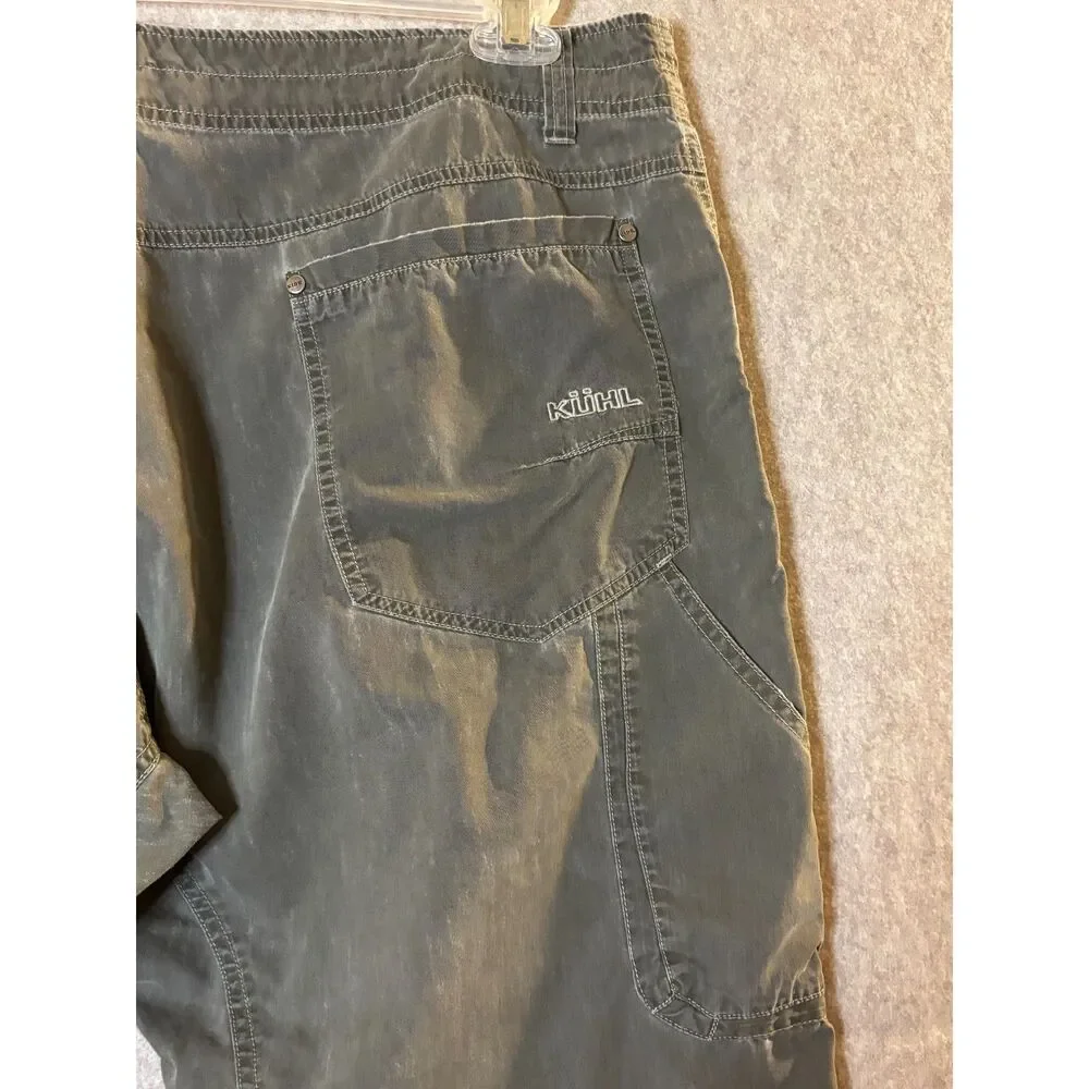 KUHL Revolvr Men’s 40x30 Olive Green Hiking Outdoor Pants Gorpcore